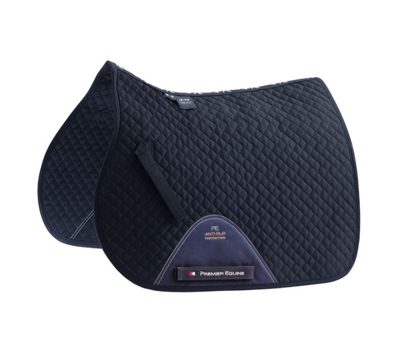 PE  Pony GP/Jump Cotton Saddlecloth (Black)